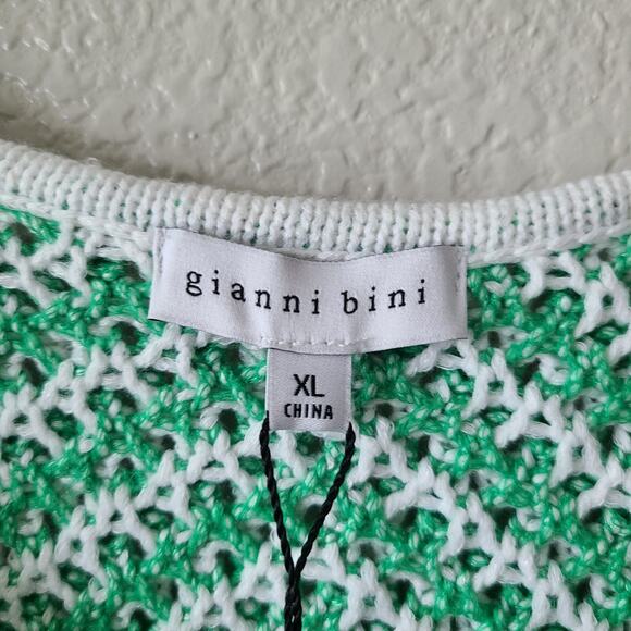 NWT Gianni Bini Crochet Dress SZ XL Chevrolet Festival Hippie Hunter‎ Green Yarn - Picture 12 of 13